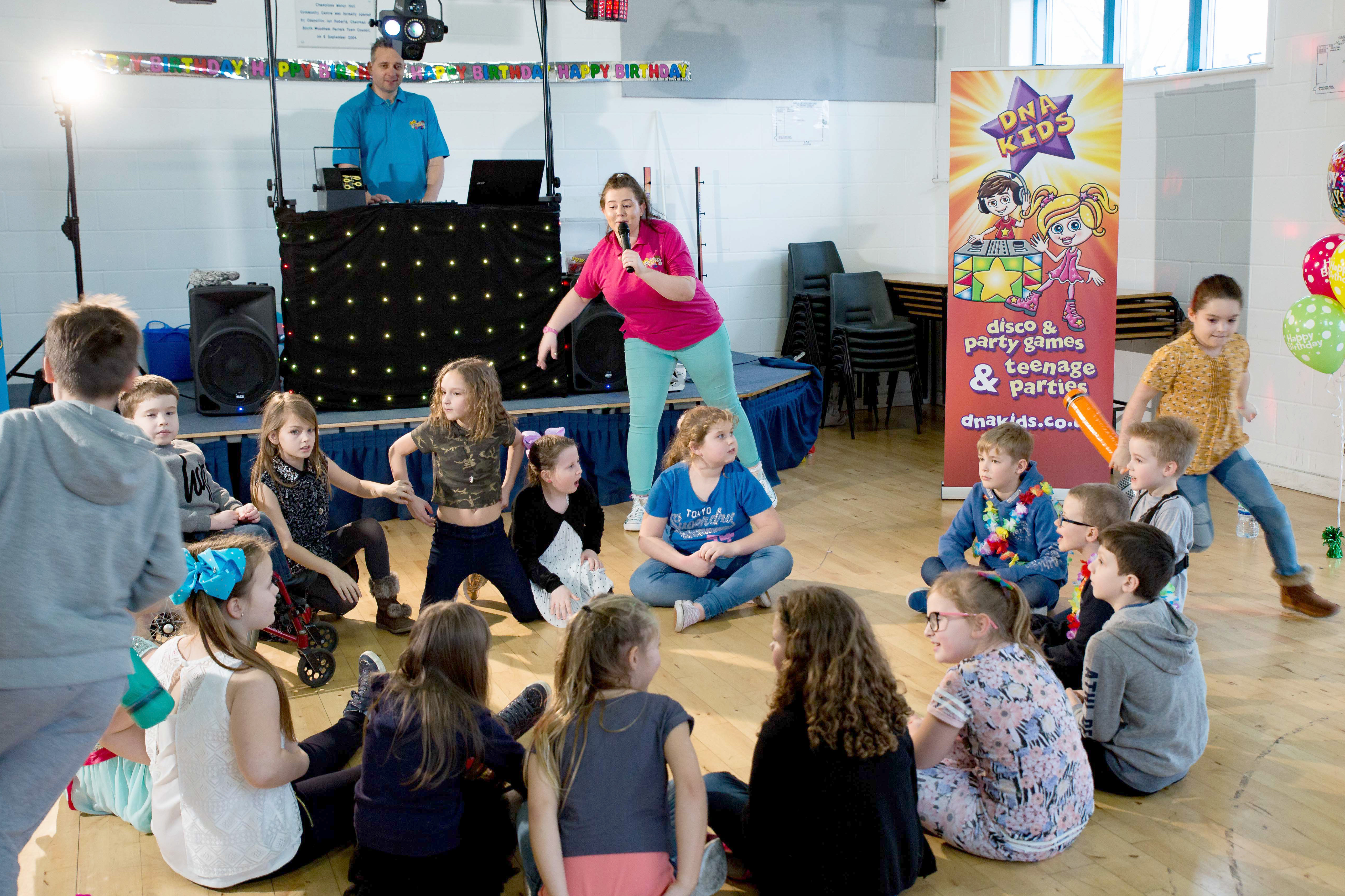 Group of children in a circle