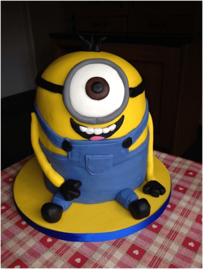 How to Make a Despicable Me Minion Cake